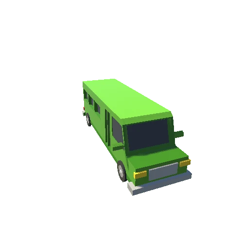 School Bus - Green